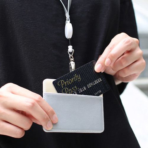 가로 세로 사원증 출입증 교통카드 목걸이 카드지갑