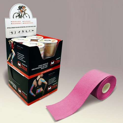 스포츠 테이핑 근육테이프 핑크 블랙 5cmx5M(8롤)