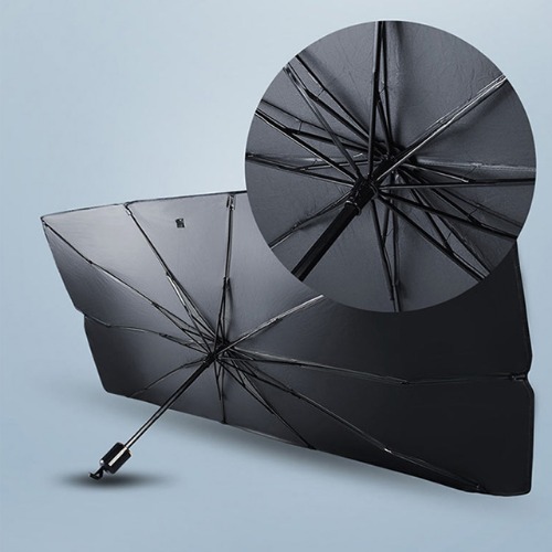 우산처럼 사용하는 접이식 차량용 앞 유리 햇빛가리개