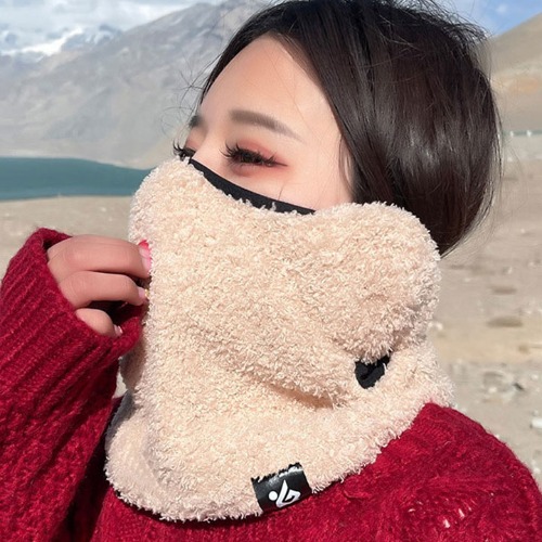 WARM COLOR 겨울 방한 보온 여성 뽀글이 넥워머 P0000SWU